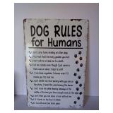 NEW DECORATIVE METAL SIGN - See photos for size.