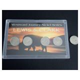 2004-2005 WESTWARD JOURNEY, LEWIS & CLARK, NICKEL SERIES & 1 ADDITIONAL LOOSE IN LOT
