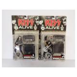 Two KISS Alive Paul Stanley and Ace Frehley Action Figures