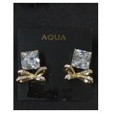 Designer Square Bow Earrings