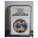 2014 DONALD DUCK - DISNEY CHARACTERS NIUE COLORIZED $2 COIN - NGC PROOF 70 ULTRA CAMEO