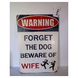 NEW DECORATIVE METAL SIGN - See photos for size.