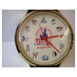 Large Walt Disney World 15 Years Coca-Cola Celebration Oversized Wall Clock/Watch