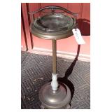 Standing Ashtray with Glass Insert