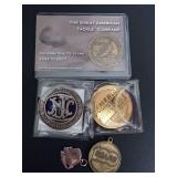 VARIOUS VINTAGE MEDALS & MEDALLIONS - SEE ALL PHOTOS