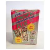 1991 NFL Pacific Pro Football Plus Player Cards - Sealed Box