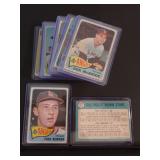 1965 TOPPS BASEBALL CARDS WITH CONTENT LIST