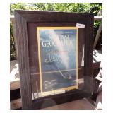 Signed & Framed National Geographic November 1998 Maui