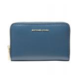 NEW AUTHENTIC Michael Kors Jet Set Leather Card Case Wallet DK Chambray