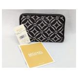 NEW AUTHENTIC Michael Kors Jet Set Card Case - Black/Cream