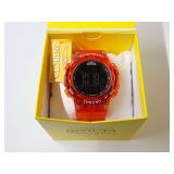 Invicta Chrono Orange Digital Watch in Working Condition