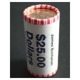 ROLL OF JAMES BUCHANAN $1 PRESIDENTIAL COINS