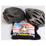 Bicycle Helmets and Armored Sportswear Shirt