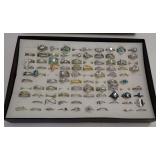 Collection of New Fashion Rings - Assorted Styles and Sizes