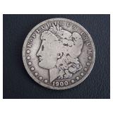 1900-O MORGAN SILVER DOLLAR COIN