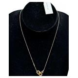 Michael Kors Astor Link Sterling Silver Necklace