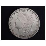 1901-S MORGAN SILVER DOLLAR COIN