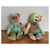 2 TY BEANIES (1996 PEACE)