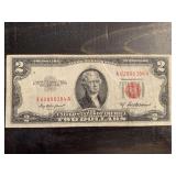 1953A $2 RED SEAL UNITED STATES NOTE - SERIAL NO A62890384A
