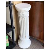 PLASTER COLUMN PEDESTAL 28" TALL X 9" ROUND