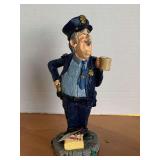 VINTAGE DOUG HARRIS COLLECTION "DONUT PATROL" 7 3/4" TALL W/ BOX