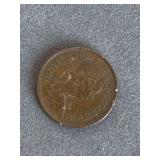 1974 RARE UNITED KINGDOM 1/2 NEW PENNY COIN - CHECKOUT