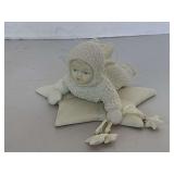 VINTAGE DEPT 56 SNOWBABIES "GATHERING STARS" 4" WIDE X 5" LONG X 2 1/2" TALL