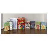7 DECKS OF CARDS TO INCLUDE GO FISH, UNO & MORE