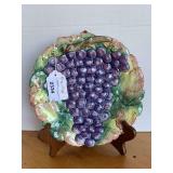 FITZ & FLOYD GRAPE TAPESTRY PLATE 10" ROUND