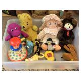 CONTAINER FULL OF VINTAGE TOYS