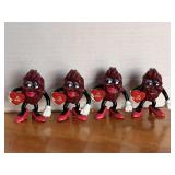 1988 CALIFORNIA RAISIN VALENTINE - 4 "BE MINE"