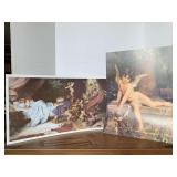 2 FRAMEABLE CHERUB PRINTS 16X20, 24/14
