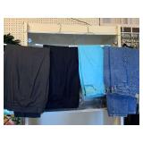 LADIES CLOTHING LOT - 7 LADIES PANTS, 1 PAIR LADIES JEANS - ALL SIZE 14