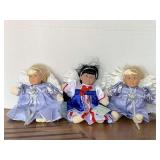 THREE 2000 BEAN ANGELS (2 PEACE, 1 HONOR)