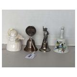4 BELLS - 2 METAL, 2 CERAMIC