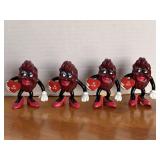 1988 CALIFORNIA RAISIN VALENTINE - 4 "BE MINE"