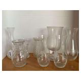 ASSORTMENT OF 8 VINTAGE VASES