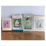 4 VINTAGE HALLMARK KEEPSAKE EASTER ORNAMENTS