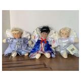 3 VINTAGE BEAN ANGELS (1999 HONOR, 1998 FRIENDSHIP, 2000 PEACE)