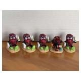 1988 CALIFORNIA RAISIN - 4 "SUNTAN GIRL", 1 "BEACH PARTY"