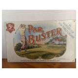 METAL REPRODUCTION HOUSE & KUNZ CIGAR CO SIGN 16" X 9 3/4"