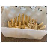 LARGE TOTE FULL OF WINDOW CANDELABRAS