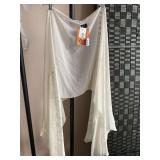 NEW OFF WHITE SHEER WRAP