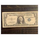 1957A $1 BLUE SEAL SILVER CERTIFICATE STAR NOTE - SERIAL NO *28862246A