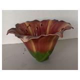 CERAMIC FLOWER BY BLOOM! 4" TALL X 7" WIDE