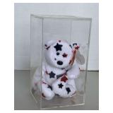 1997 TY BEANIE BABY "GLORY" W/ TAG ERROR IN DISPLAY BOX