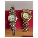 2 VINTAGE LADIES WATCHES - 1 GOLD TONE CUPID WATCH, 1 COLLEZIO BRACELET WATCH - CHECKOUT