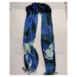 NICE MULTI BLUE SHAWL