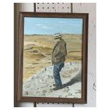 ORIGINAL OIL ON BOARD BY SELF 13 7/8" X 18"