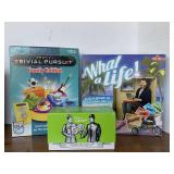 3 GAMES - TRIVIAL PURSUIT, UTTER NONSENSE & WHAT A LIFE